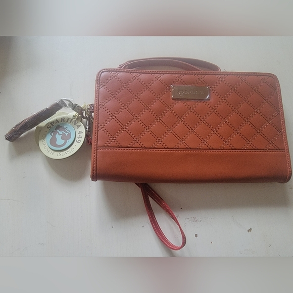 NWT - SPARTINA 449 QUILTED CLUTCH‎ HANDBAG PURSE 👛 - Picture 1 of 7